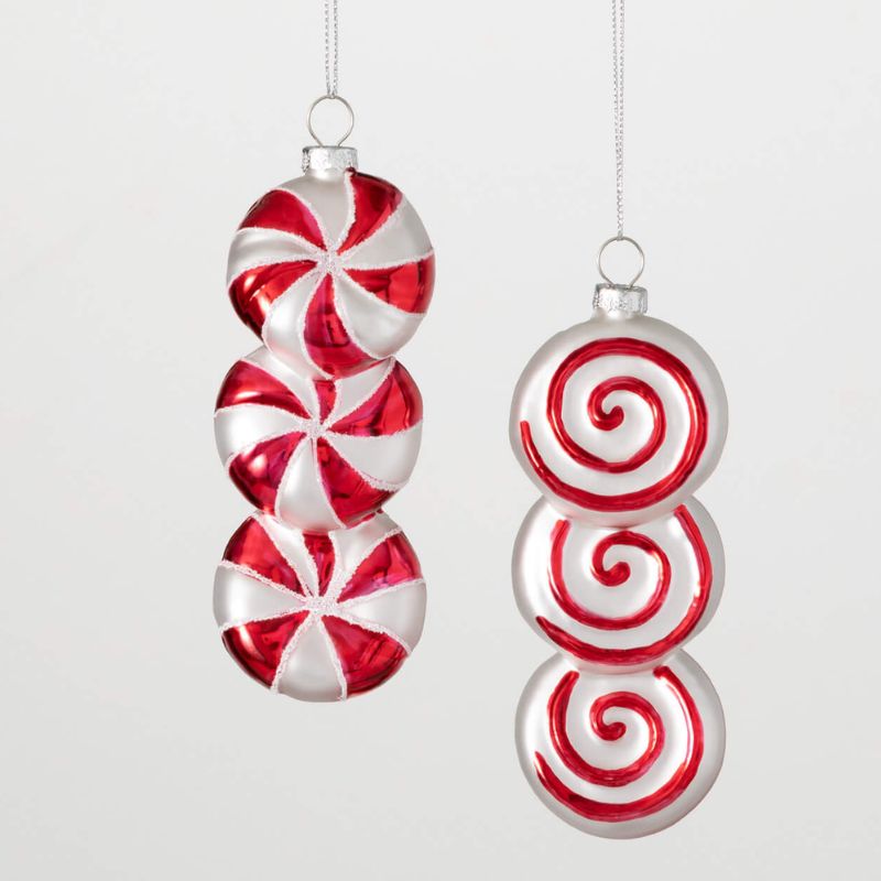Candy Striped Ornament